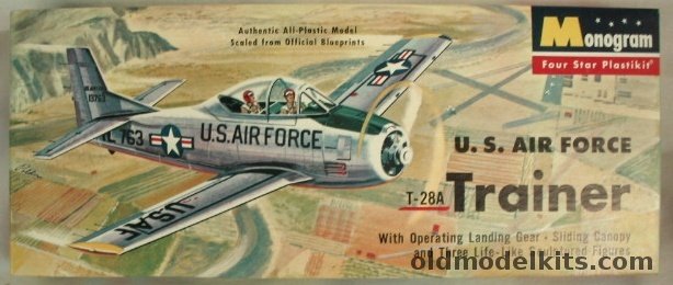 Monogram 1/48 T-28A Trainer - US Air Force Four Star Issue, PA28-98 plastic model kit